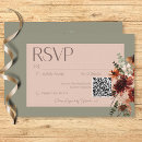 Search for boho wedding rsvp cards Sage green