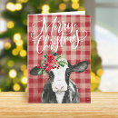Search for cow christmas cards Rustic