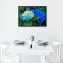 Search for hydrangea posters Blue flowers