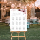 Search for burgundy wedding seating charts Botanical