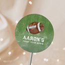 Search for football birthday stickers First year down