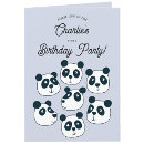 Search for panda 1st birthday invitations Cartoon