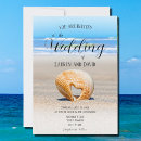 Search for seashell wedding invitations Shells