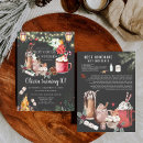 Search for chocolate party invitations Winter
