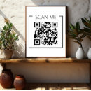 Search for qr code business posters Minimalist