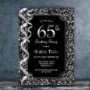 Search for 65th birthday invitations Modern