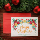 Search for garland christmas cards Floral