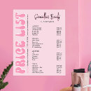 Search for salon price list posters Modern