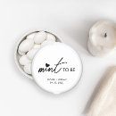 Search for candy wedding stickers Mint to be