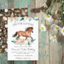 Search for horse birthday invitations Equestrian