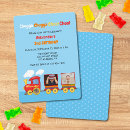 Search for toddler birthday invitations Blue