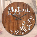 Search for whatever clocks Who cares