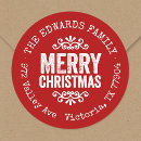 Search for christmas letter stickers Red