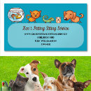 Search for pet care business cards Animal