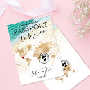 Search for passport birthday invitations Destination