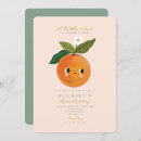 Search for turning one invitations Orange