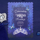 Search for royal blue silver quinceanera invitations Mexican spanish latina