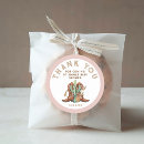 Search for western baby shower stickers Pink