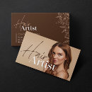 Search for beige business cards Hairdresser
