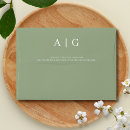 Search for sage green envelopes Monogrammed