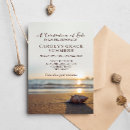 Search for sea celebration of life invitations In loving memory