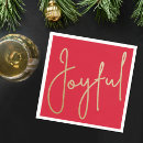 Search for luxury christmas napkins Typography
