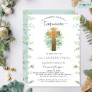 Search for boys confirmation invitations Greenery