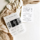 Search for newspaper wedding programs Black and white