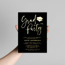 Search for gold graduation invitations Minimalist