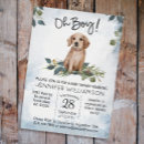 Search for dog baby shower invitations boy