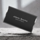 Search for carbon fiber business cards Metallic