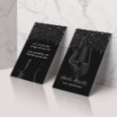 Search for nail salon business cards Makeup artist