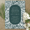 Search for emerald green bridal shower invitations Botanical