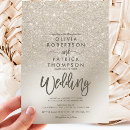 Search for metallic wedding invitations Chic