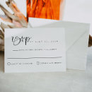 Search for bridal shower rsvp cards Black and white