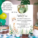Search for 1st birthday invitations Jungle