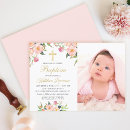 Search for watercolor baptism invitations Pink