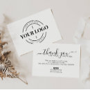 Search for client thank you cards Script typography