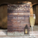 Search for lanterns wedding invitations Rustic