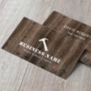 Search for rustic wood background business cards Carpenter