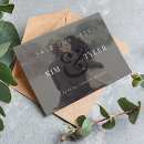 Search for black and white save the dates postcards Engagement