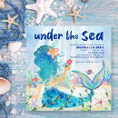 Search for under the sea bridal shower invitations Watercolor