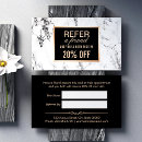 Search for salon referral cards Marble