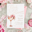 Search for gold foil bridal shower invitations Champagne