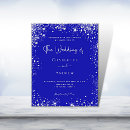 Search for royal blue and silver wedding invitations Winter