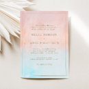 Search for dusty blue and peach wedding invitations Bride