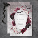 Search for rustic burgundy wedding invitations Fall autumn