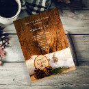 Search for pine cone bridal shower invitations Nature