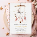Search for gold foil baby shower invitations Boho