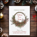 Search for cheer christmas invitations Wreath